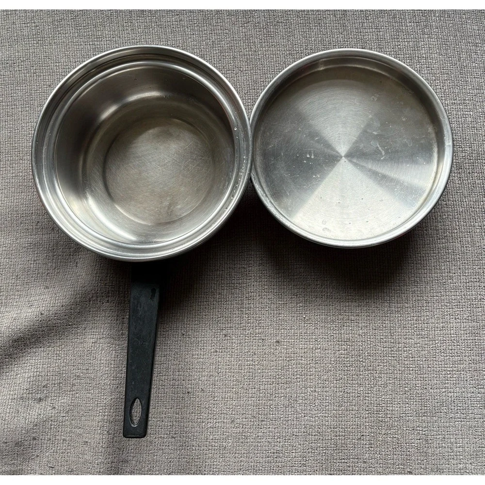 Flavorite Steamer Pot 5 Piece Set 3 Ply Multi-Plex Stainless Steel USA Made‎